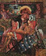 Dante Gabriel Rossetti The Wedding of Saint George and Princess Sabra oil painting picture wholesale
